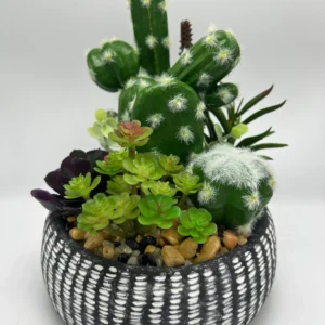 arreglos de cactus artificiales